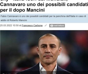 石油杯赛程-离梦想更进一步？意媒：卡纳瓦罗成意主帅候选者