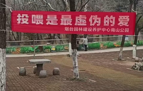 无畏契约石油杯-“投喂是最虚伪的爱！”烟台一动物园标语被指豪横，园方回应“卖投喂食品强制爱”质疑